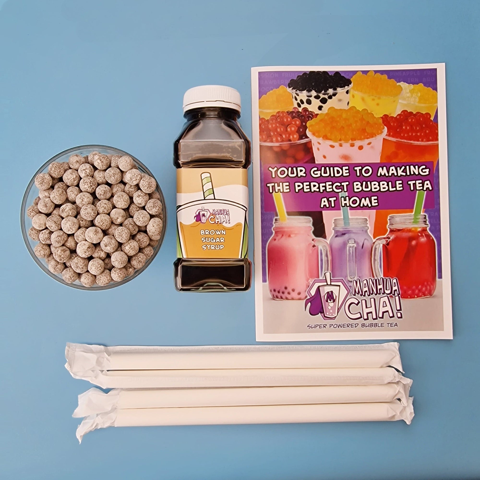 Manhua Cha™ Brown Sugar Fresh Milk Kit Bubble Tea